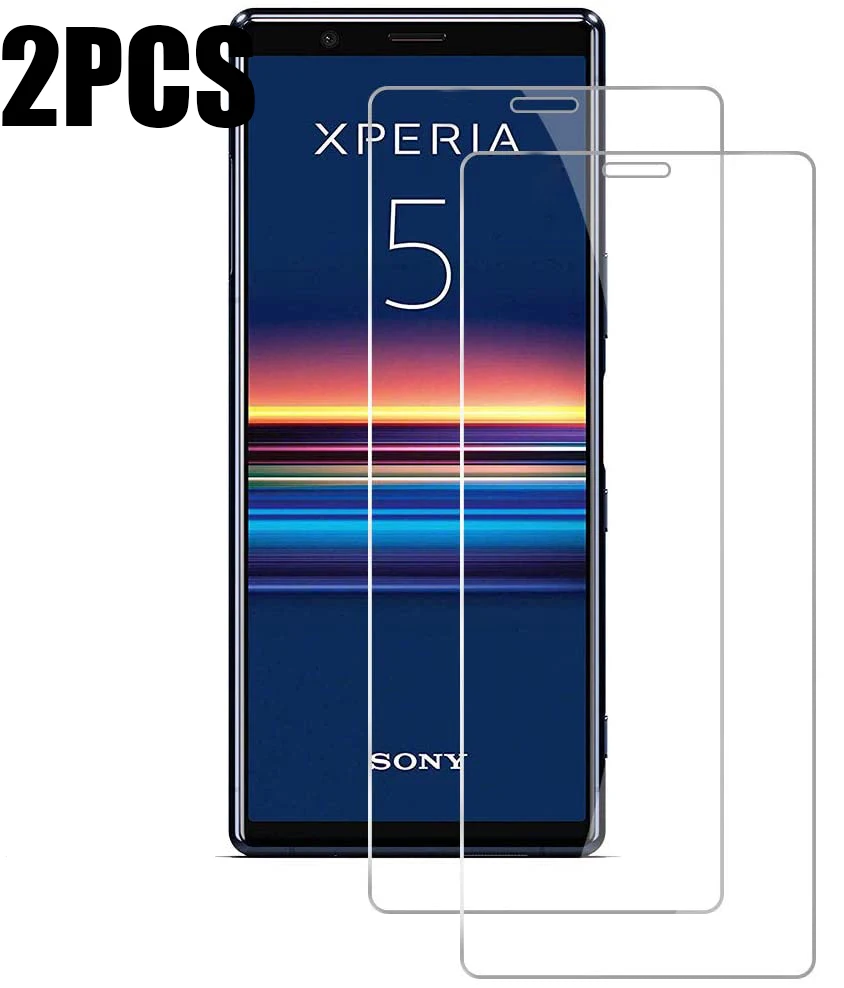 

Закаленное стекло для Sony Xperia 5, 2 шт., Защита экрана для Sony Xperia 5 J8210 J8270 J9210, защитная пленка