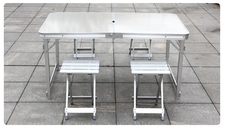 120*60cm Folding Table Chair Set Aluminum Outdoor Camping Table Adjustable Table BBQ Portable Lightweight Desk складной стол