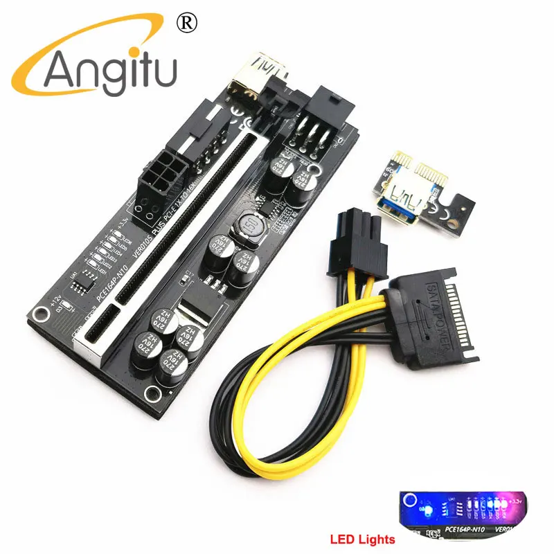 2021 VER010S Plus PCI-E X16 Nâng Nâng Cấp Siêu Phiên Bản PCI Express Nối Dài Riser Để Khai Thác Mỏ Card