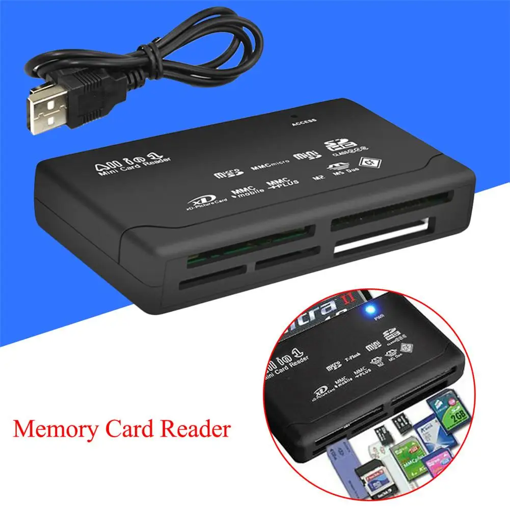 

Mini Memory Cardreader All InCard Reader USB 2.0 480Mbps Card Reader TF MS M2 XD CF SD Carder Reader