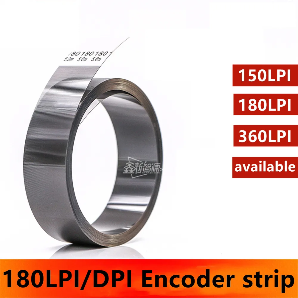 Eco Solvent Printer Raster 180dpi Encoder Strip For Allwin Human Xuli Infiniti Inkjet Printer 15mm 180 LPI encoder film tape