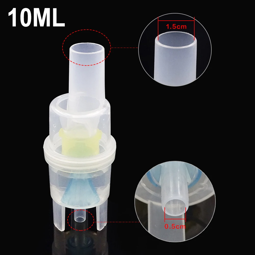 10ML Health Care Inhaler Parts Medicine Tank Cup Compressor Nebulizer Accessary Atomized Spray Injector Wholesale