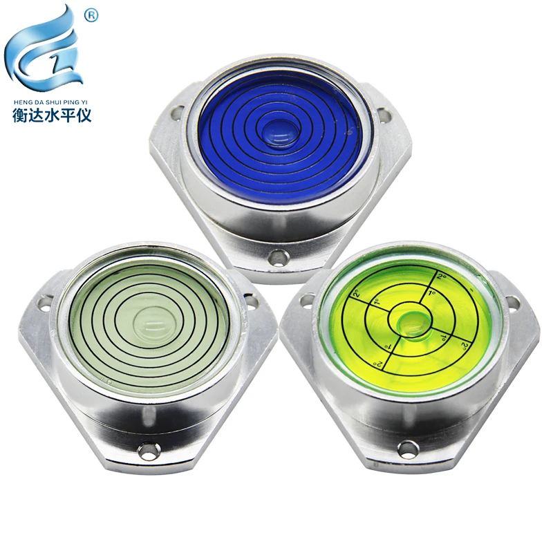 Metalen Driehoek Niveau Bubble Precisie Niveau Bubble Hoge Precisie Niveau Bubble 48x35x13mm
