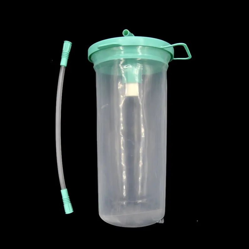 For 1PCS Disposable Negative Pressure Drainage Bag Anti-backflow Type Medical Waste Liquid Suction Collection Bag