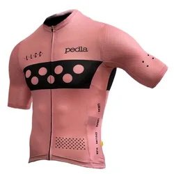 The pedla 2021 Summer Men's New Arrivals Short Sleeve Jersey Maillot Shirt Ciclismo Outdoor Quick Dry MTB Sports Triathlon Tops