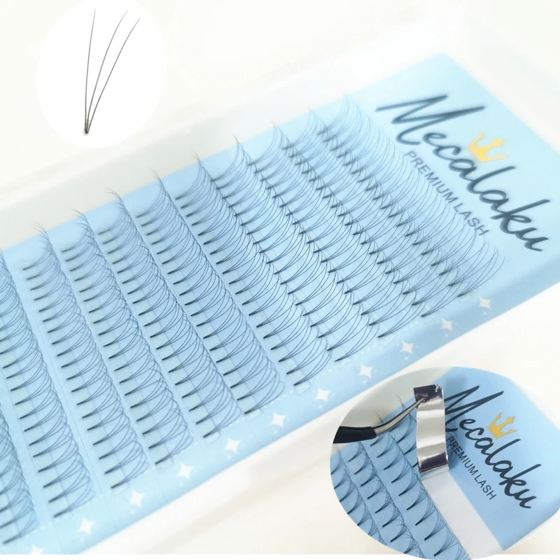 Mecalaku Rootless Premade Fans 2d/3d/4d/5d/6d Lash Russian Volume Eyelash Extension Premade Fans Lash Extension