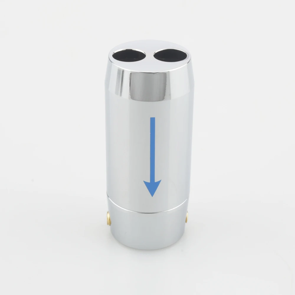 4XSilver HI FI Audio Celana Y Splitter Kabel RCA Speaker Kabel Kawat Celana Alluminium 11Mm untuk 2*7mm Boot dengan Panah