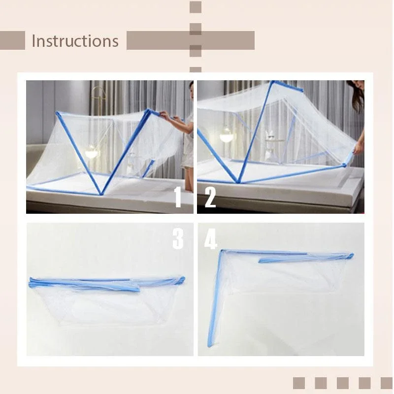 3 Seconds Foldable Mosquito Net Tent Adult Children Mosquito Net for Bed Portable Foldable Newborn Travel Tent Dropshipping