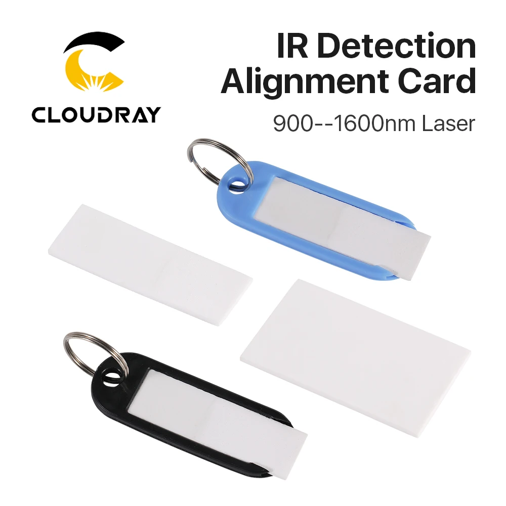 

Cloudray IR Detection Alignment Card 900-1600nm Fiber Calibrator Ceramic Plate Infrared Dimmer Visualizer for Some Laser Machine