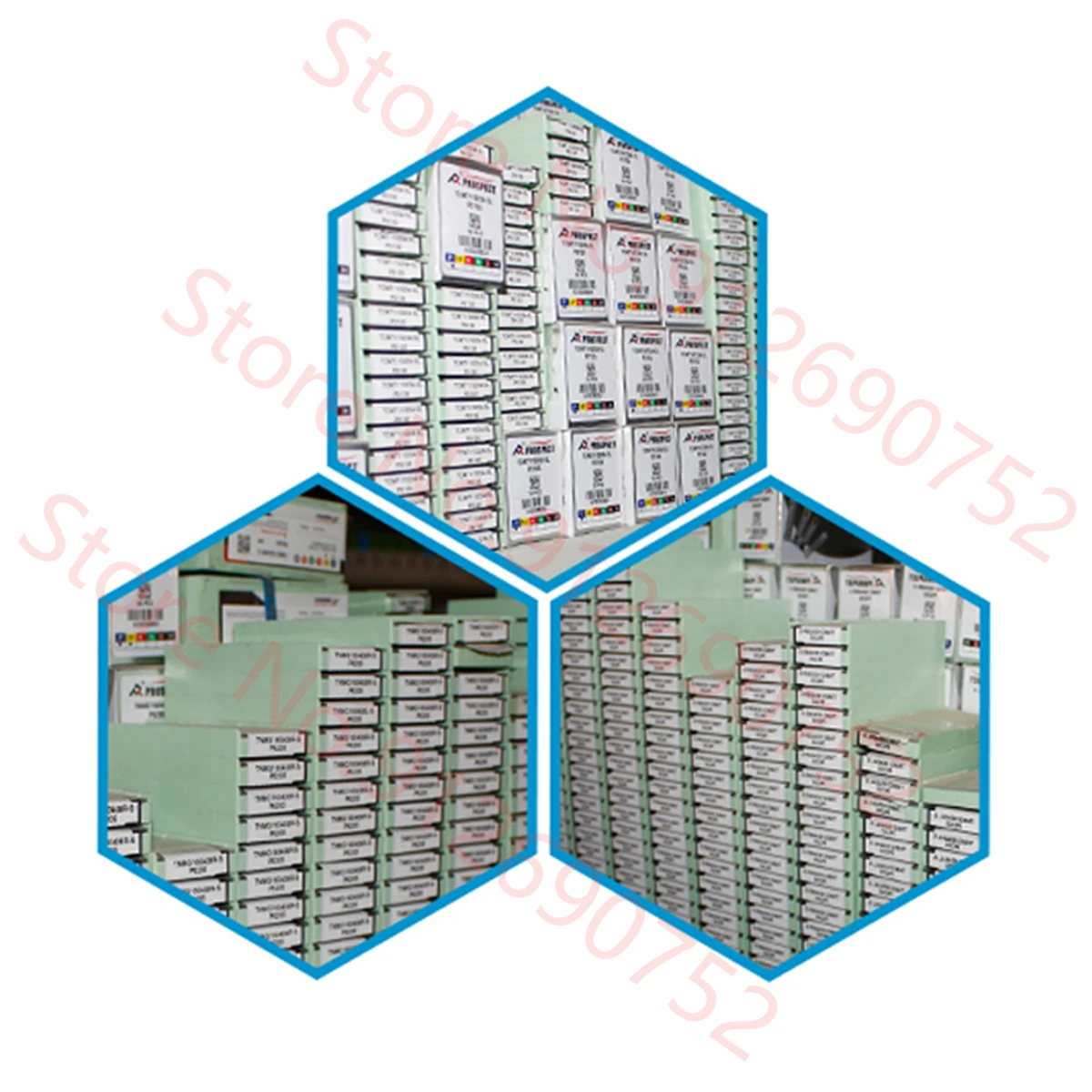 PERSPECTIVA VNGG160402-PJ P8090U CARBIDE INSERT 10 PÇS/CAIXA