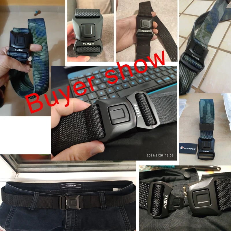 MEDYLA – ceinture tactique à boucle métallique authentique, militaire, en Nylon souple, accessoires de sport pour hommes, cadeau de noël, BLL2035