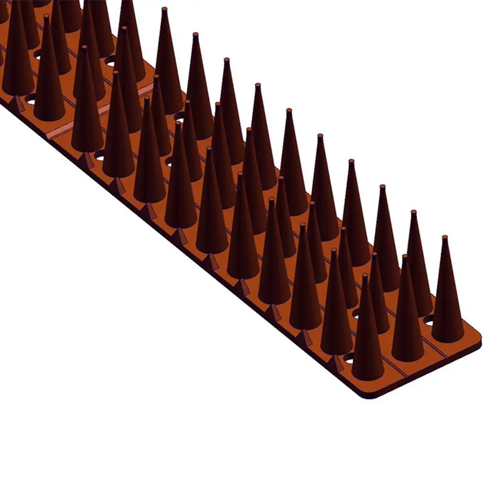 12pcs Fence Wall Spikes Cat Animal Anti-climbing Plastic Anti Theft For Garden Fences Invader Bird Spikes Dog Repeller