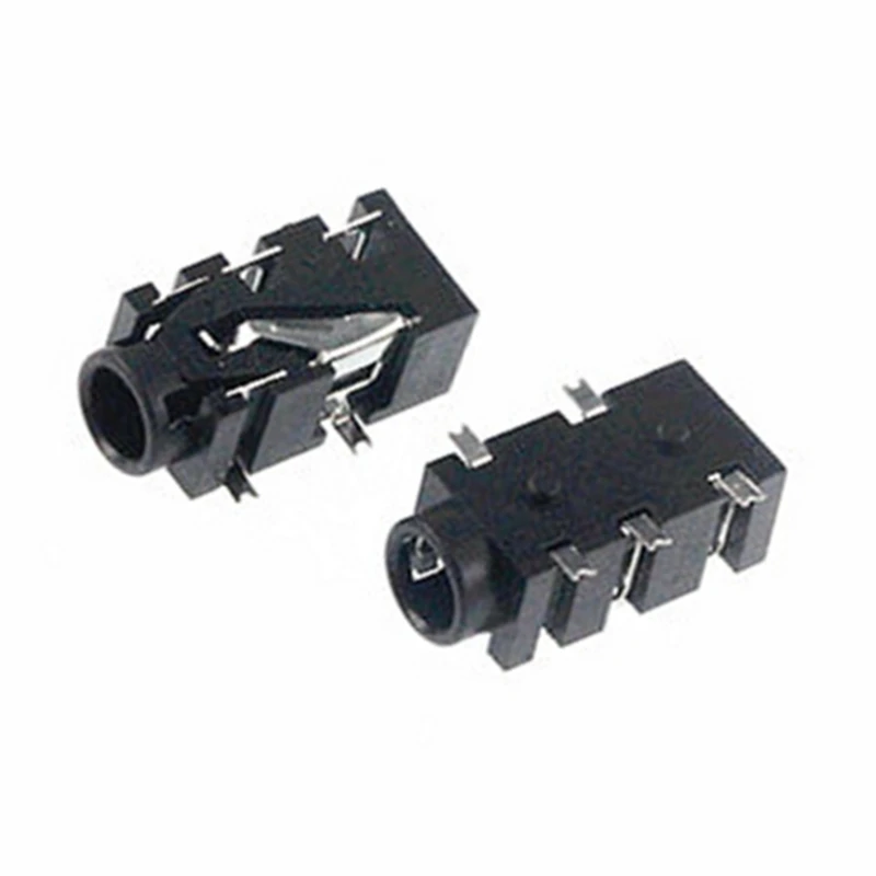 10PCS 3.5mm Female Audio Connector PJ327 5Pin SMT SMD Headphone Jack Socket PJ-327F