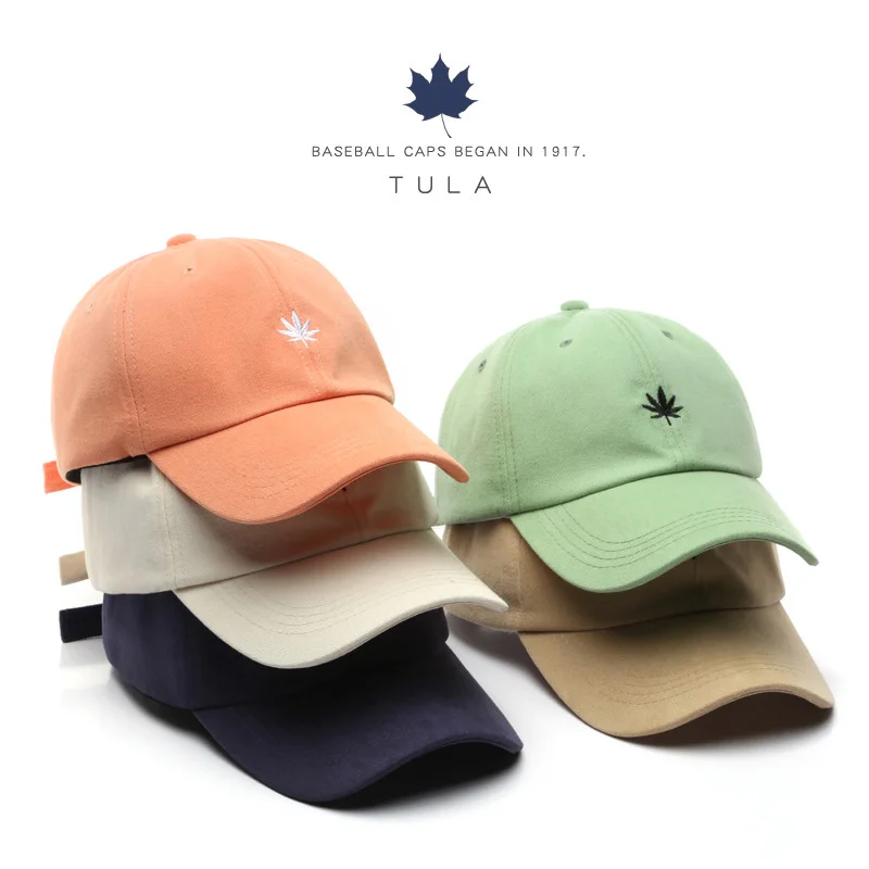 FS Summer Beige Green Mens Cap With Visor Cotton Leaf Baseball Caps For Women Snapback Hip Hop Trucker Hats Gorras Hombre 2023