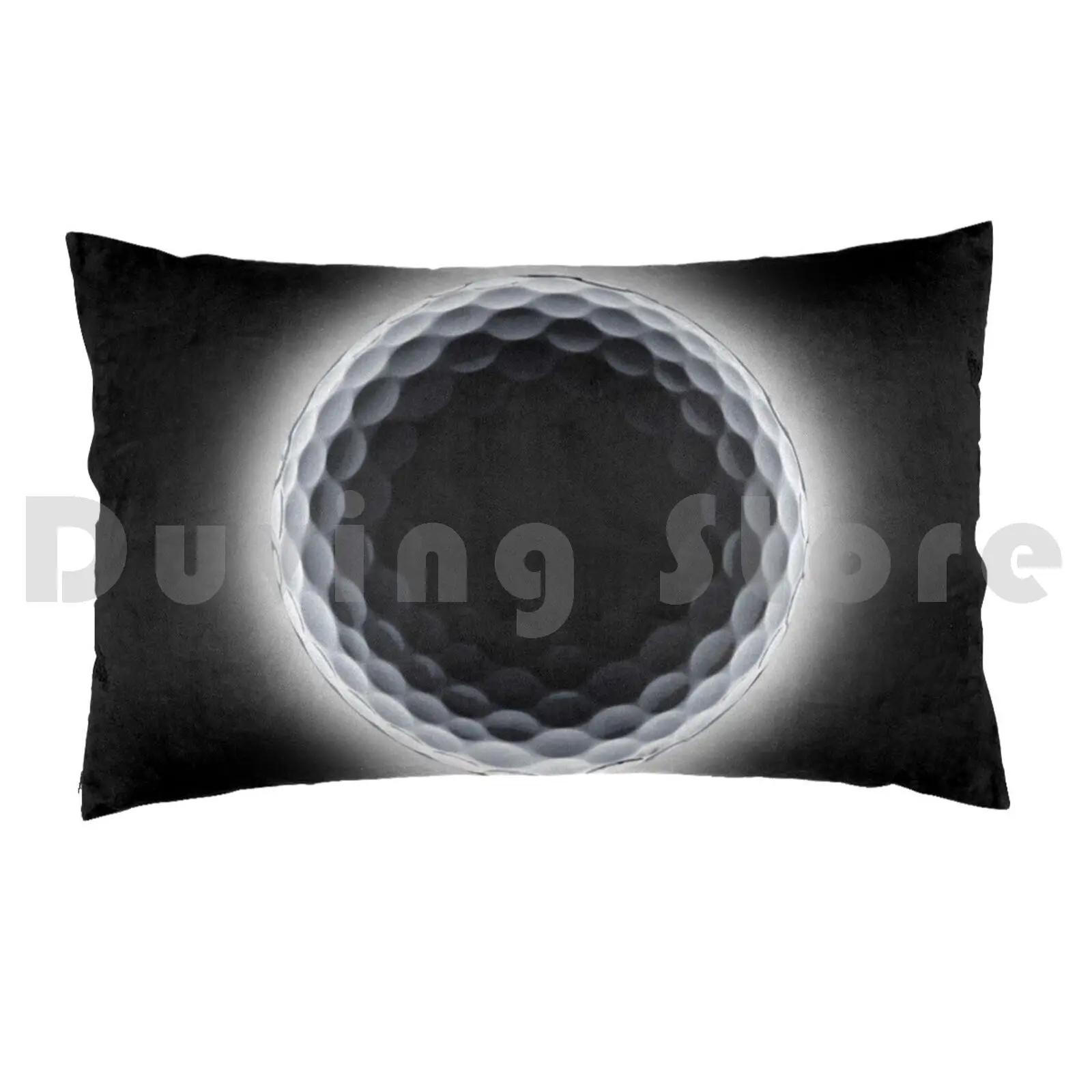 Golf Ball Event Horizon In Deep Space Pillow Case Printed 35x50 Space Frontiers Worlds New Worlds Golf Rim