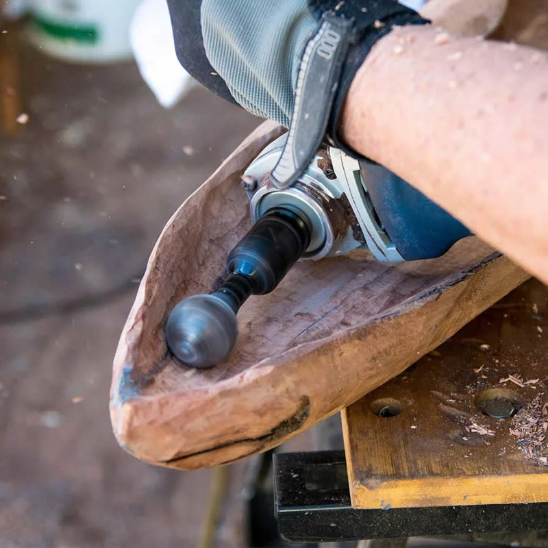 Heißer Ball Solarplexus Sphärische Spindeln Geformt Holz Solarplexus Power Carving Befestigung für Winkel Grinder Holz Groove Carving Werkzeug