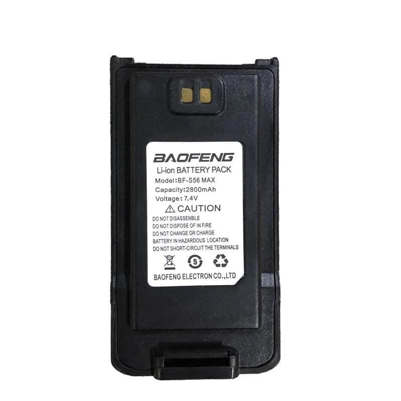 2021 Baofeng S56 Max High Capacity Battery 2800mAh Long Standy For BF-S56Max Radios Accessories Extra Battery 7.4V