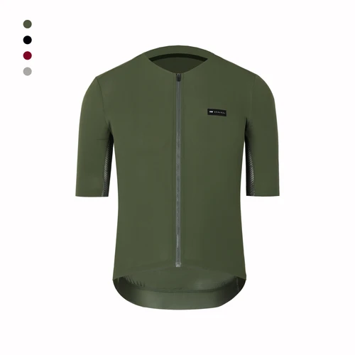 SPEXCEL 2021 nuevo tela Coldback UPF 50+ Pro Aero camisetas de ciclismo de manga corta sin costuras diseño sin cuello bolsillo con cremallera verde