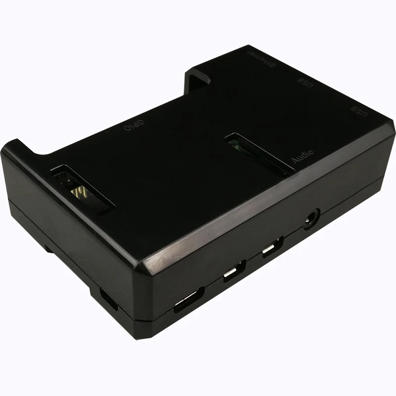 Чехол для Raspberry Pi 4 Model B Box Черный пластиковый корпус из АБС-пластика для Raspberry Pi 4
