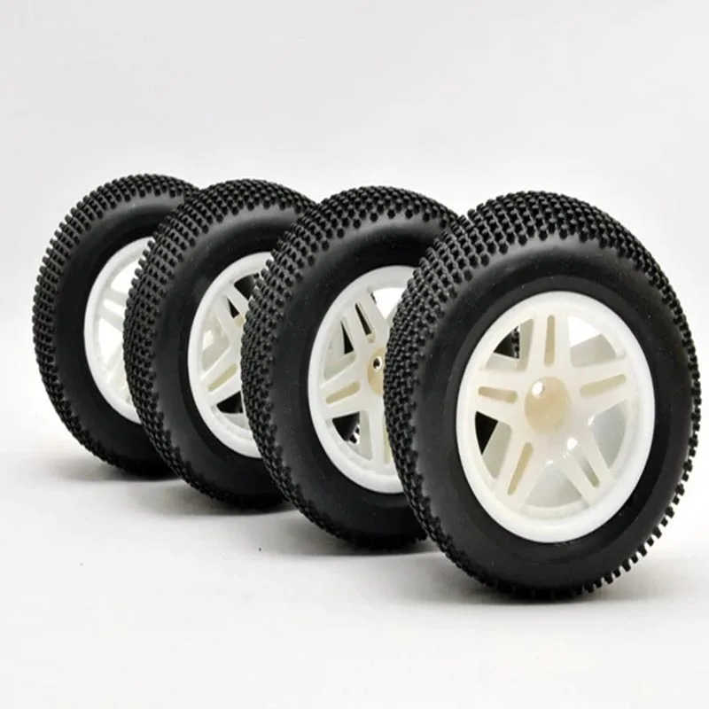 

OFNA/HOBAO RACING 11105 TT TRUCK TIRES MOUNTED WHEEL, 4 PCS for 1/10 HYPER TT Free Shipping