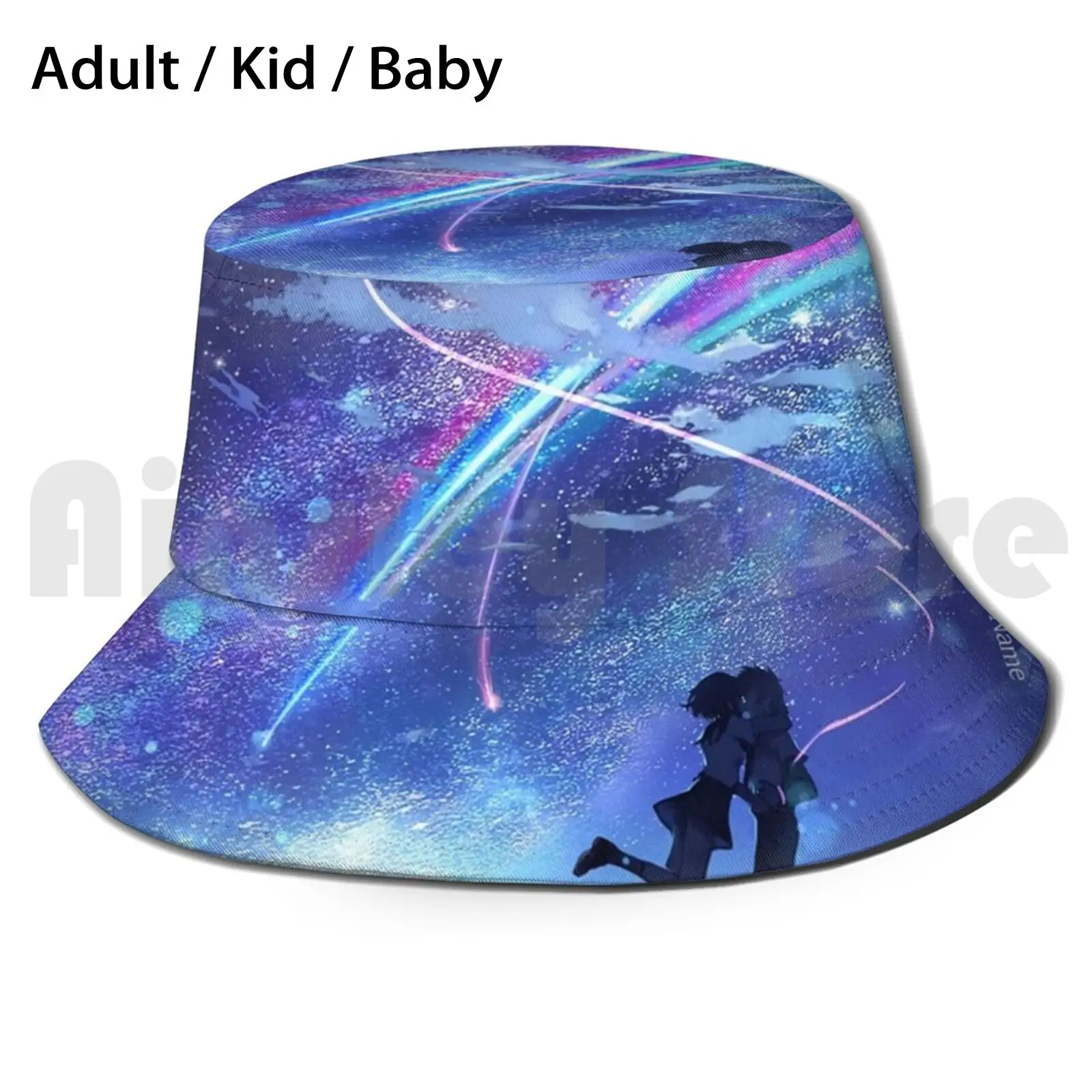 Your Name Sun Hat Foldable UV Protection Puzzles Anime Your Name Mitshua Taki Love Kimi No Na Wa Kimi No Nawa A