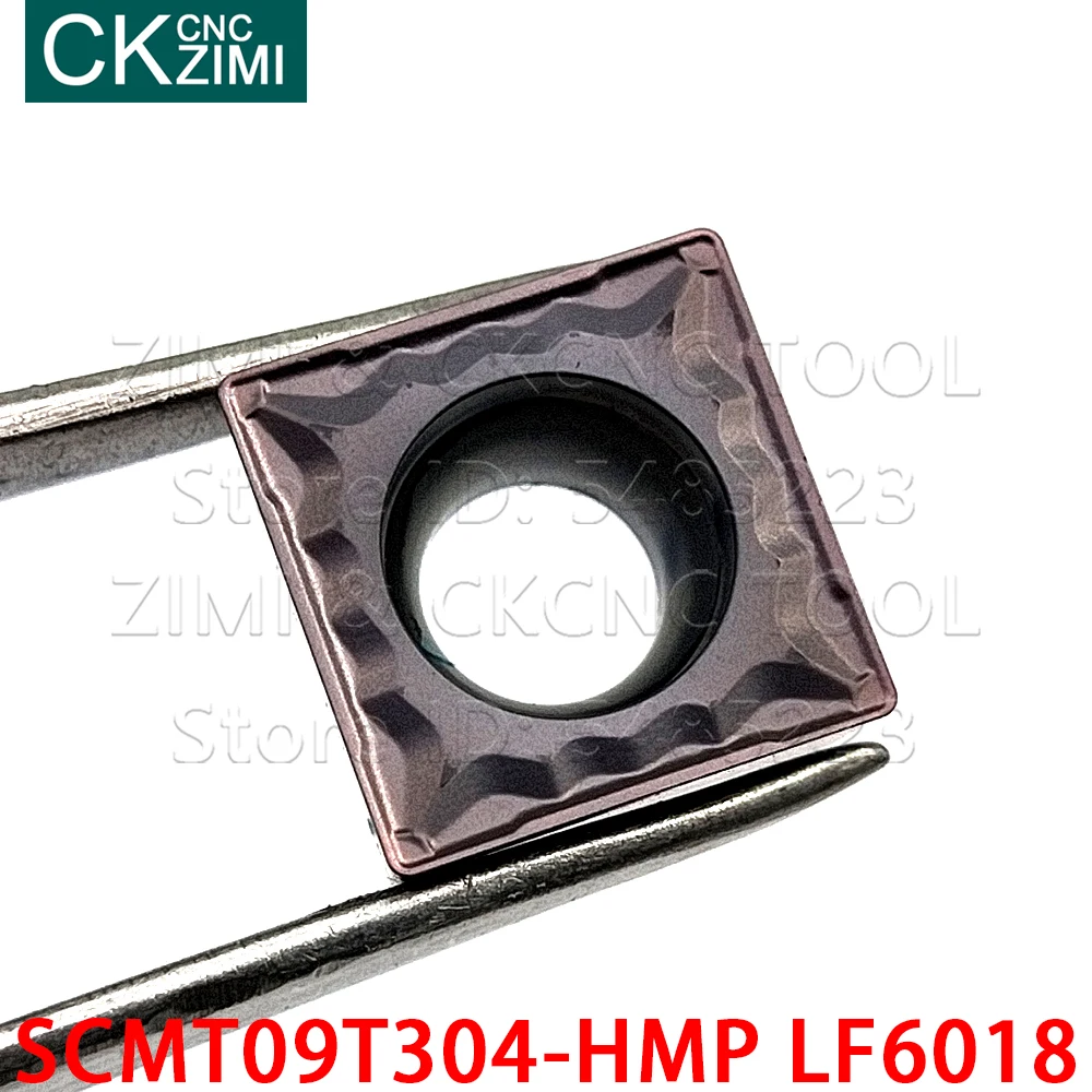 10 قطعة SCMT09T304-HMP LF6018 SCMT 09T304 HMP LF6018 كربيد الخارجية تحول أداة CNC المعادن مخرطة أداة ل الفولاذ المقاوم للصدأ