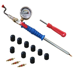 New 1PCS tire pressure gauge for quick inflating pressure test with switch for automobile tire inflator valve