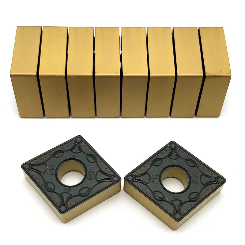 10 Pcs CNMG120404 CNMG120408 PM 4225 Carbide Cutter Turning Inserts Lathe Tools CNMG 120404 120408 Metal Parts