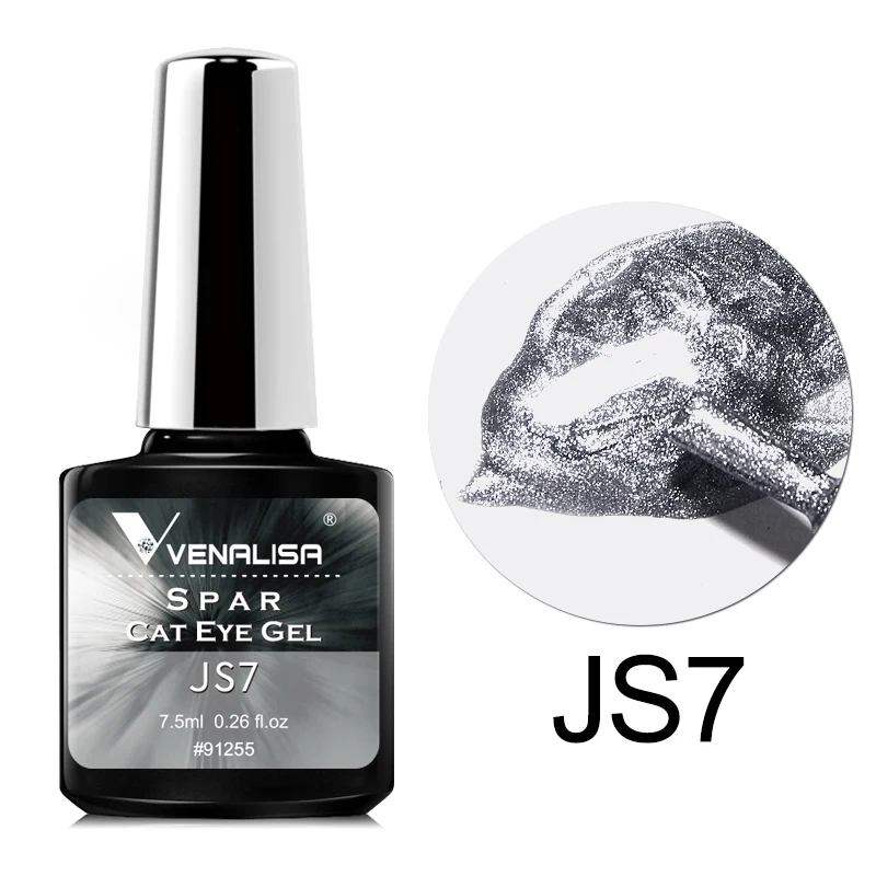 Venalisa Transparante Kleur Gel Polish Vernis Hybride Nagels Voor Manicure Nail Art 7.5ML Ice Spar Kat Ogen losweken UV Gel Lak