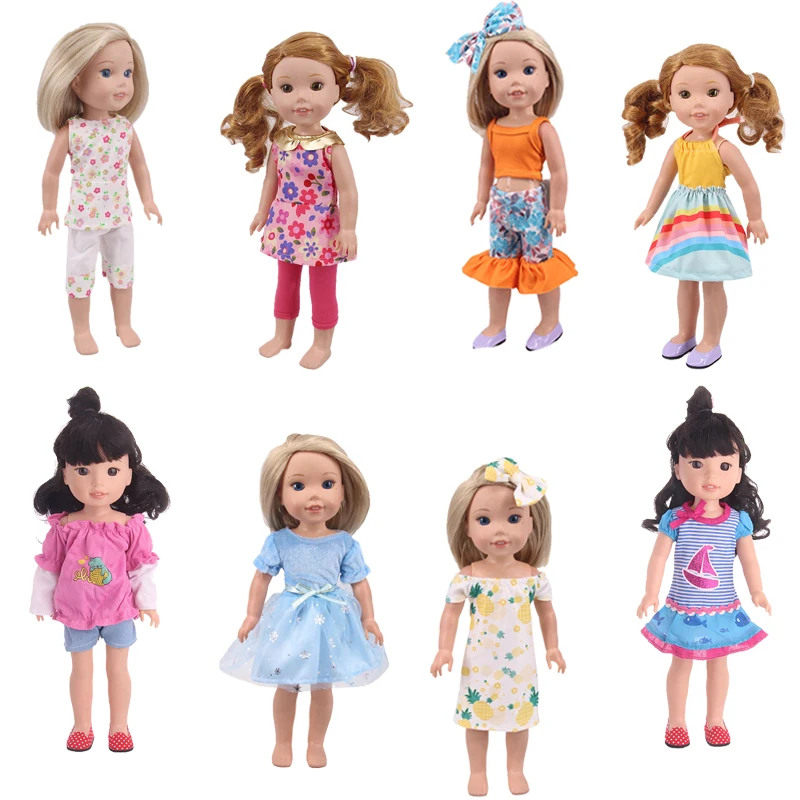 

11 Styles Skirt Doll Clothes Accessories 5 Cm Doll Shoes For 14.5 Inch Wellie Wisher&Nancy&32-34 cm Paola Reina Russian Toys