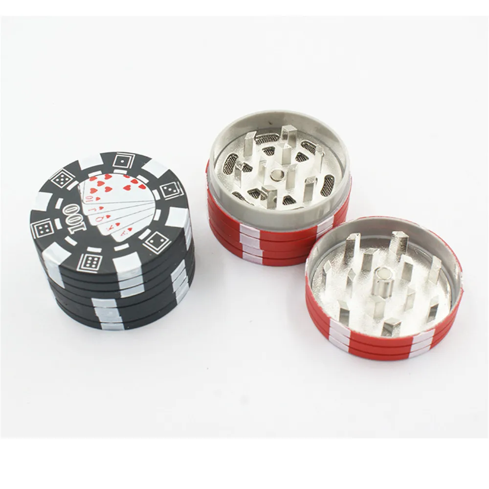 Top Selling 3PCS Herbal Smoke Chromium Crusher Cigarette Accessories Tobacco Smoker Cigarettes Herb Spice Grinder Dropshipping