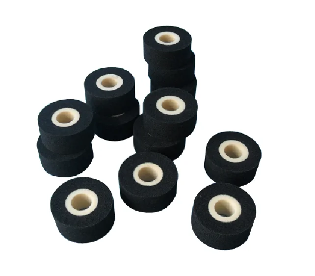 Rolo de Tinta Quente Linha de Embalagem de Alimentos Data de Impressão Rolo de Tinta Sólida Preta Diâmetro 36 mm Altura 32 mm Meu 380f