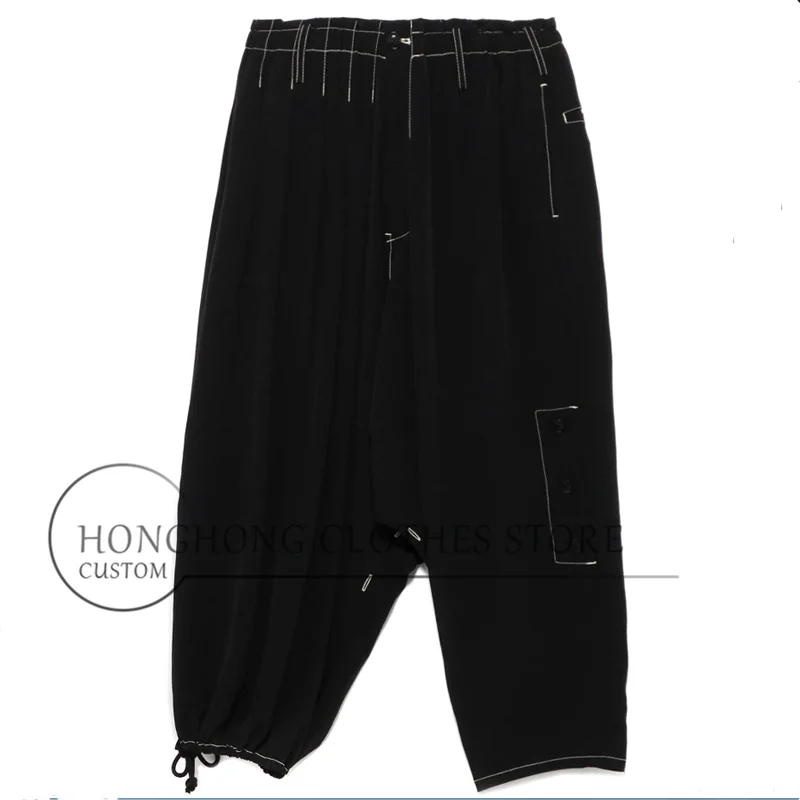 

M-6XL! Custom men's trousers! 2021 New youth men's casual pants popular men's pants micro-elastic loose joker straight pants