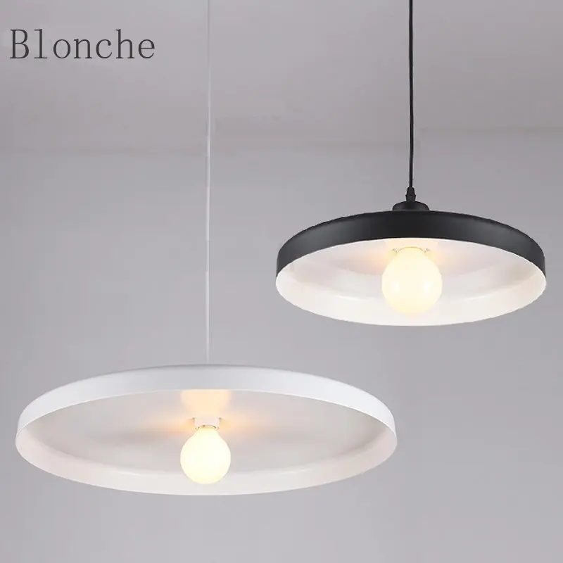 

Modern TossB Disc Pendant Lamp Belgium Design Lighting Toss B Disk Light White Black Color Hotel Restaurant Suspension Lighting