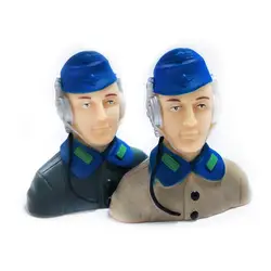 1pc 1/7 Scale Brown /Army Green RC Plane Pilots Figures RC Kits L57*W29*H57mm For RC Airplane Aircraft