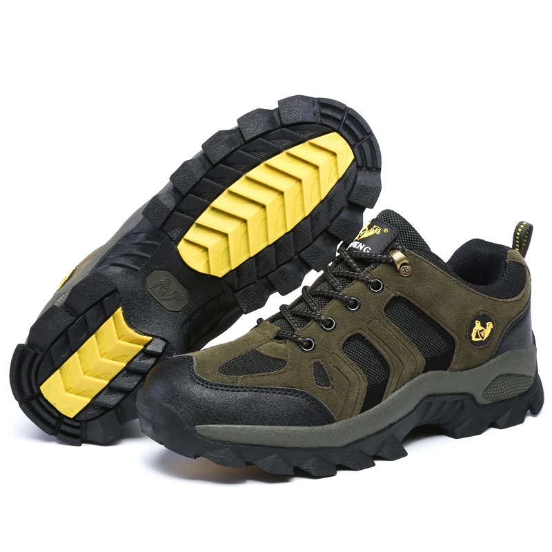 Men Women Outdoor Sports Hiking Shoes Rock Climbing Trekking Footwear Pro-Mountain Casual Sneakers Walking Wear Resisting Boots