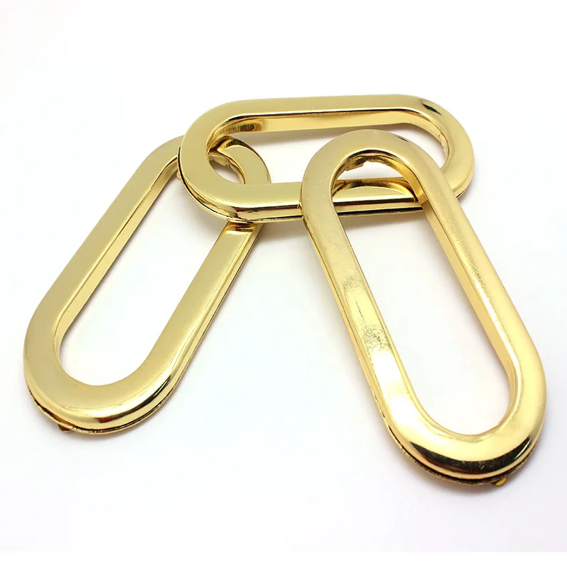 

14cm Oval Shape Metal Bag Handle Wooden Cloth Purse Frame Bag Parts Handles