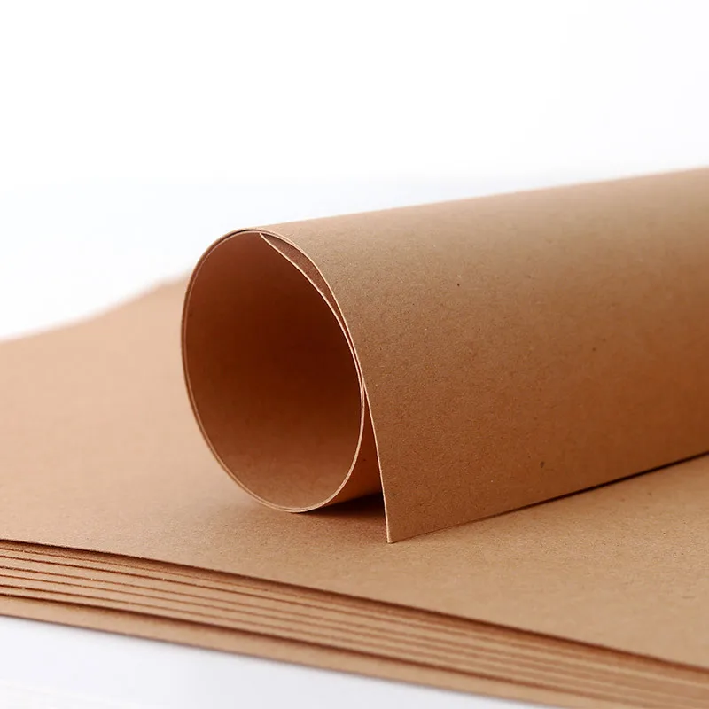 New 120-400gsm High Quality A4 Black White Kraft Paper DIY Handmade Card Making Craft Paper Thick Paperboard Cardboard