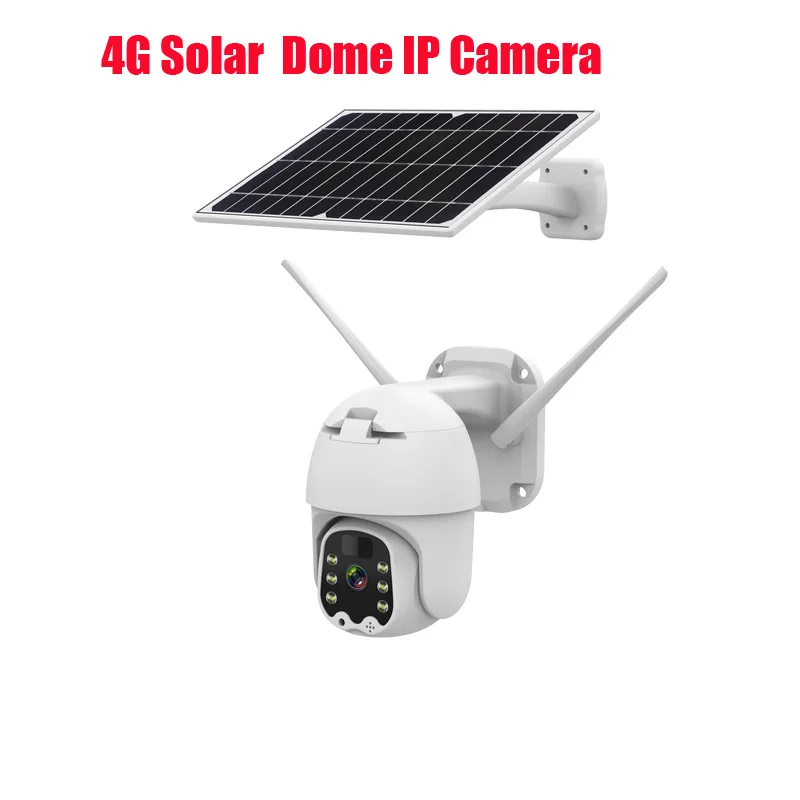 Novoxy  4G IP Solar Speed Dome Camera  Wifi Ptz  Chargeable  Battery Wireless Surveillance 2MP Cam