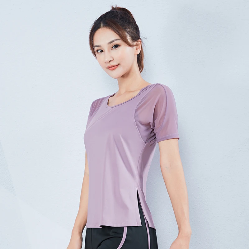 Marca 2020 Delle Donne Della Maglia di Sport Magliette E Camicette Manica Corta Yoga Casacche E Maglie Allentato Corsa E Jogging Fitness T-Shirt