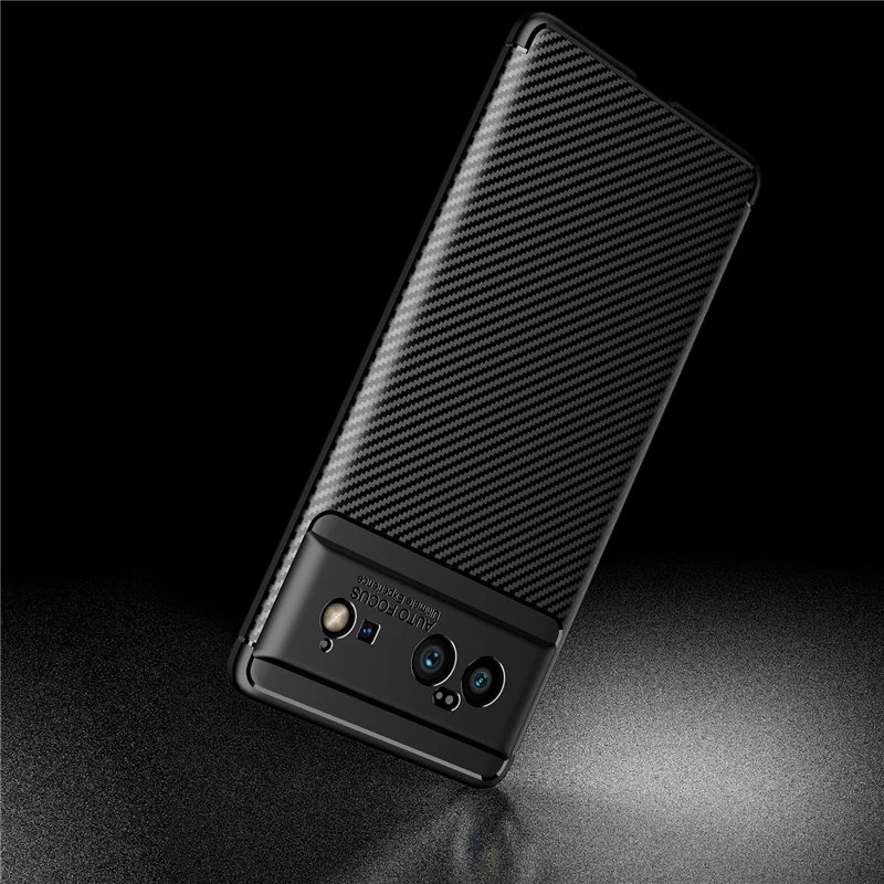 Carbon Fiber Cover For Google Pixel 6 Case Bumper Silicone Funda Google Pixel 6 Ultra Thin Case For Google Pixel 6 7 Pixel8 Pro