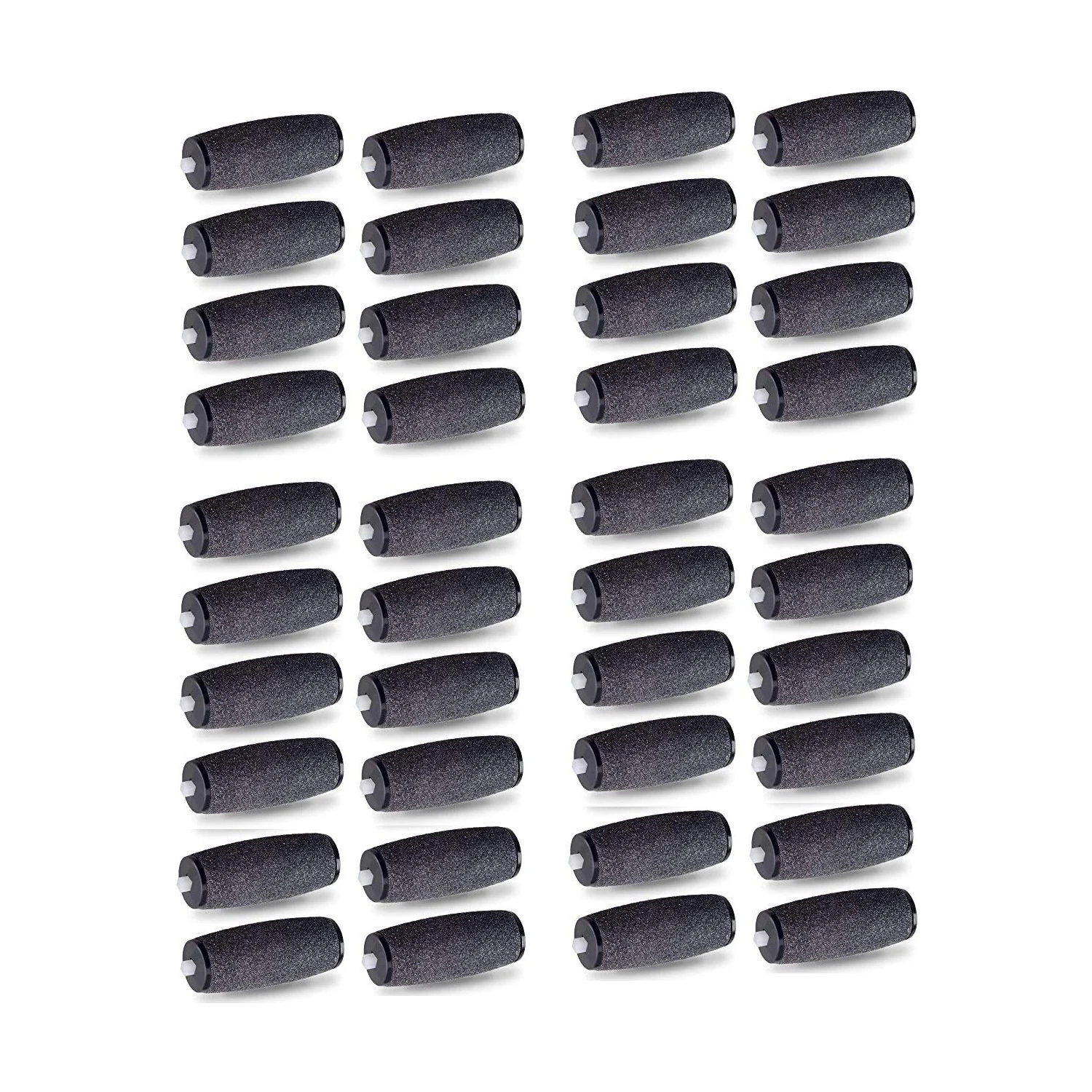 40pcs Replacements Roller Heads for Pro Pedicure Foot Care for Feet Electronic Foot File Rollers Skin Remover Accessories