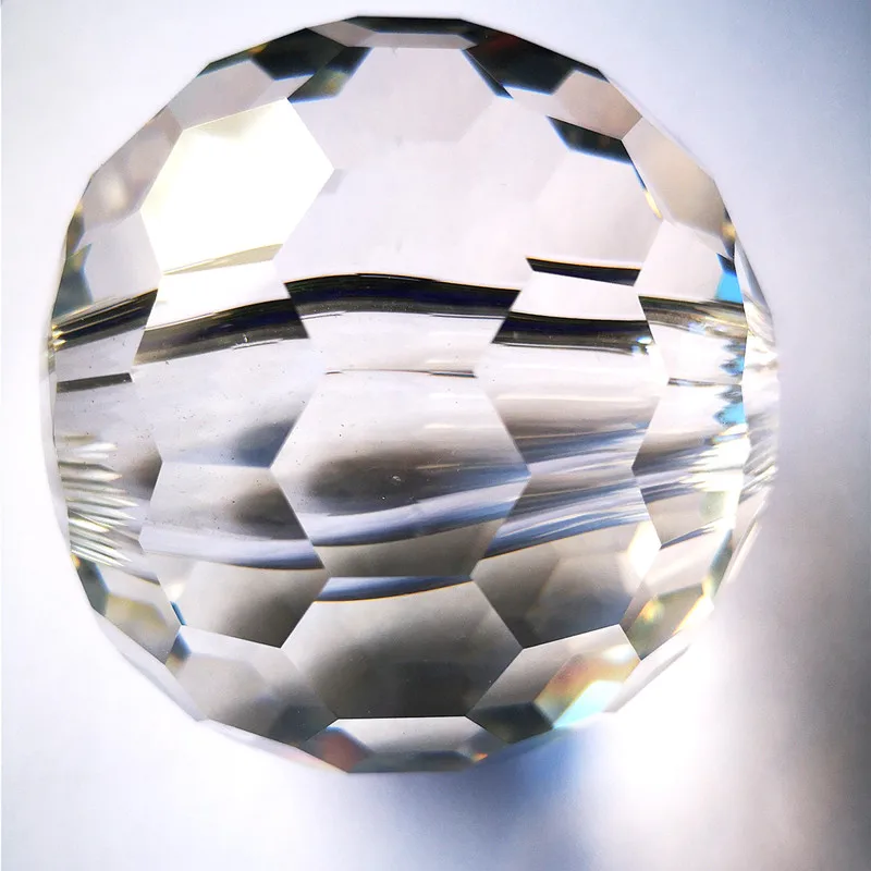 Top Quality 80mm K9 Crystal Marquis Clear Chandelier Accessories Honeycomb Faceted Glass Table Lamp Parts Diy Window Suncatchers