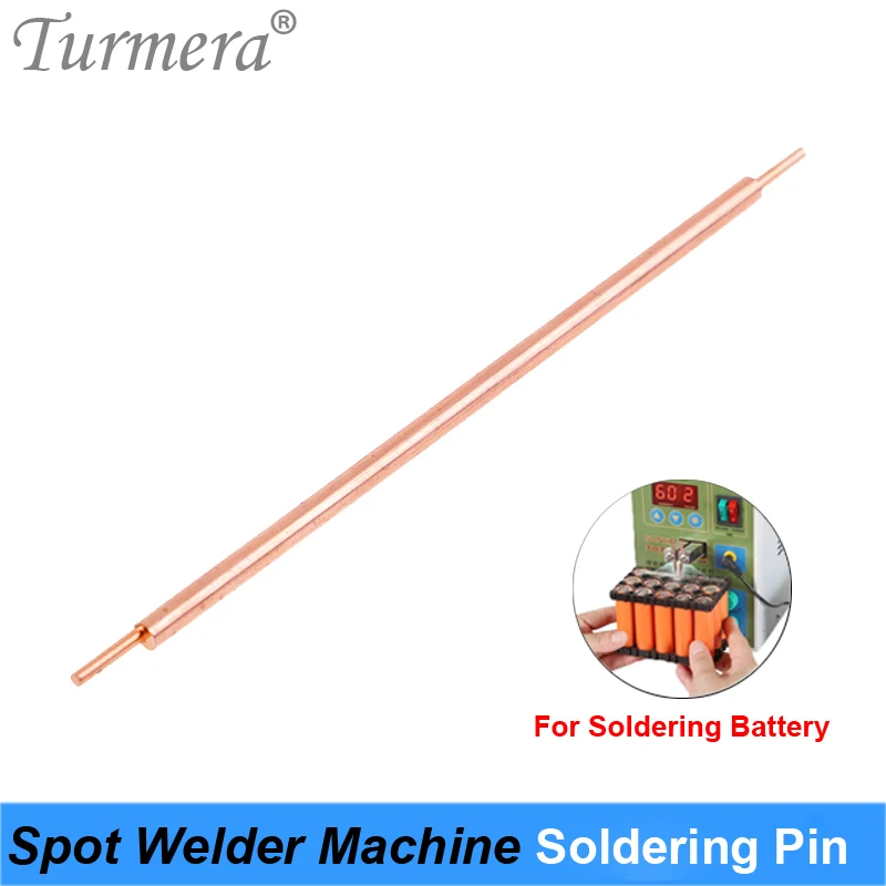 Haste de solda de cobre da alumina do diâmetro do ponto 100mm do pino 80mm 1.5mm das agulhas da soldadura do ponto de turmera para o uso da máquina do soldador do ponto da bateria