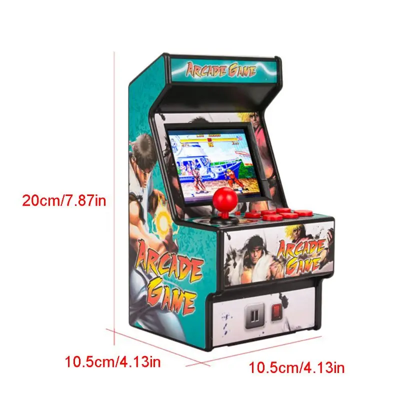 156 Games for Sega Megadrive Retro Mini Arcade Game Console with 2.8 Inch Colorful Display Rechargeable Battery AV output to TV