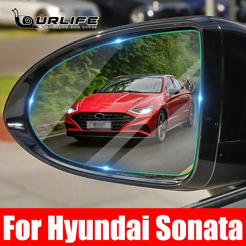 

Rainproof Film Sticker Car Rearview Mirror Waterproof Anti Fog Auto Driving Accessories For Hyundai Sonata DN8 10th 2020 2021