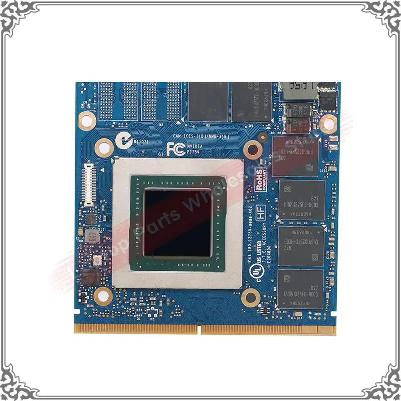 Imagem -03 - Original N16e-gt-a1 Gtx970m 6gb Placa Gráfica para Clevo P375sm P370em P150em P157sm P151sm P150sm M15x M17x M18x Placa de Vídeo