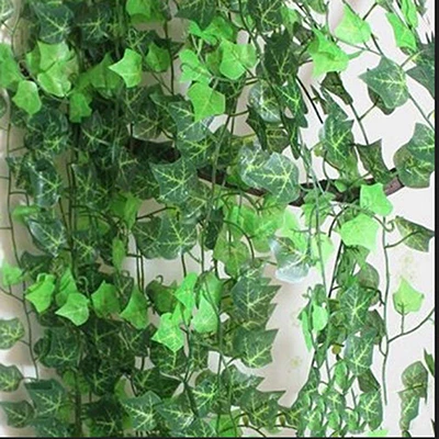 Hot Selling Fashion Cheap Wholesale Artificial Ivy Leaf Garland Plants Vine Fake Foliage Flowers Home Room Hotel Decoration