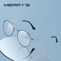 MERRYS DESIGN-gafas redondas clásicas para hombre y mujer, monturas para gafas graduadas para miopía, gafas ópticas S2547