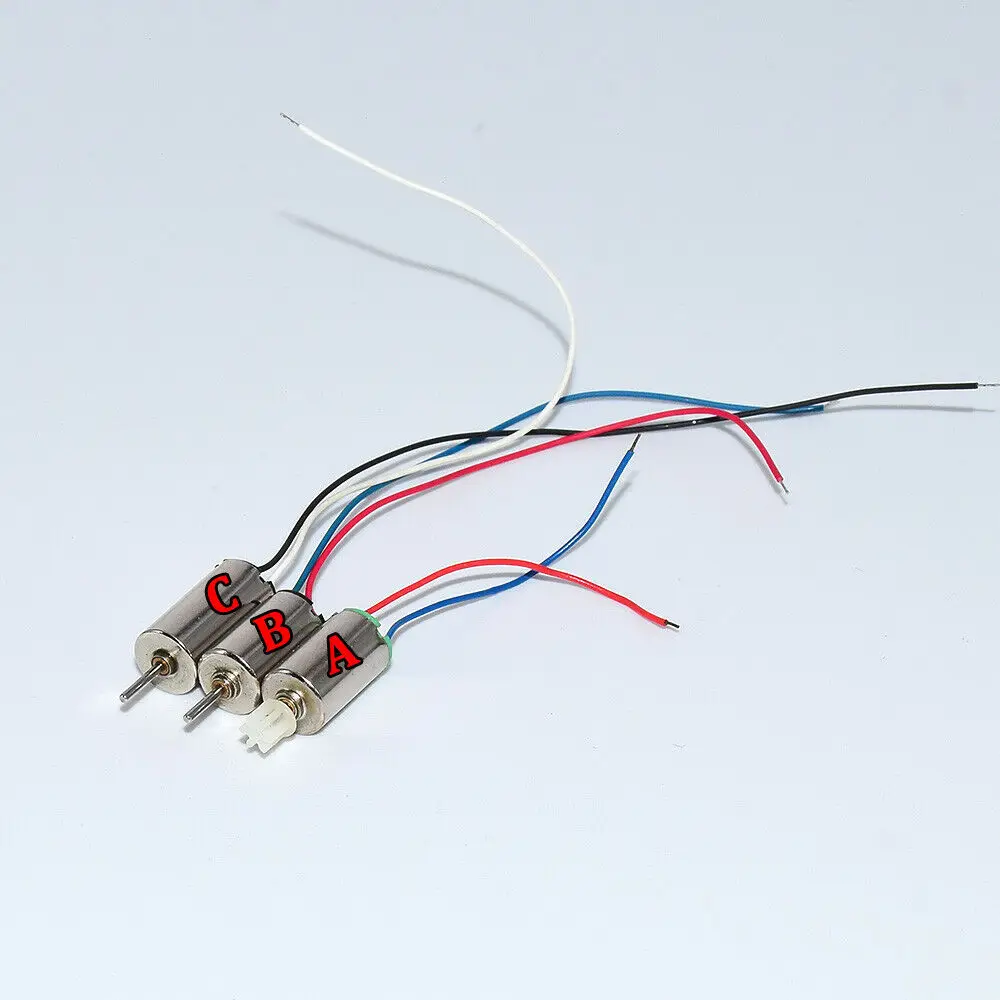 Mini 610 612 6mm*10mm/ 6mm*12mm Coreless Motor DC 3.7V 42000RPM/ 37500RPM/ 35000RPM High Speed High Power Toy RC Drone